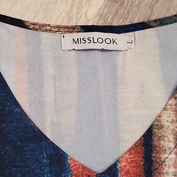 NWOT Miss Look lightweight roomy dress - Picture 2 of 3